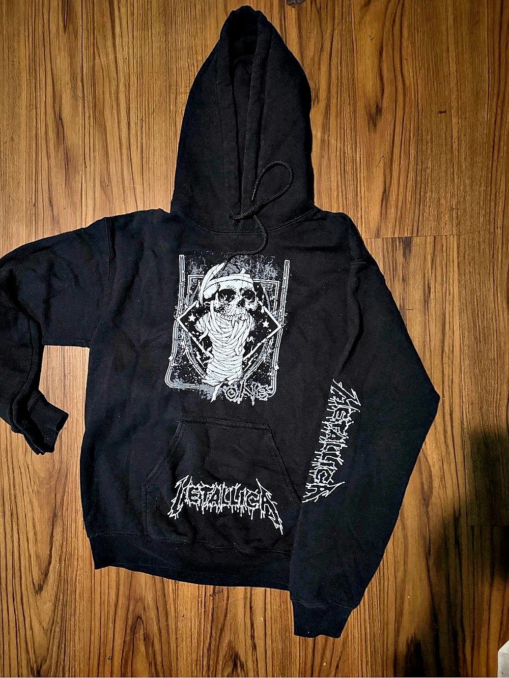 Metallica One Hoodie Graphic Pullover Black XS